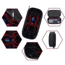 3pcs/Set Boys' Backpack, 16.5 Inch School Bag With Handbag And Pencil Case, Suitable For Elementary, Middle And High School Students - Blue Spider - View 8