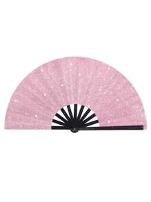 Large Glitter Fan For Line Dancing, Folding Fan,Women Hand Fan Retro Spanish Style Folding Hand Fan,13-Inch Boots On The Floor, Folding Hand Fan For EDM, Music Festival, Hot Flashes, Party, Decoration,Weddings And Dance Parties,Teacher's Day, Wedding Season, Graduation Season, Gifts For Family And Friends