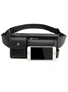 Multifunctional Outdoor Sports Casual Waist Bag, Shoulder/Crossbody Chest Pack With Phone Holder