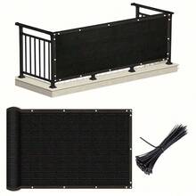 Heavy Duty Privacy Screen - 150GSM Wind & Dust Resistant Mesh Cloth, Suitable For Outdoor Patio, Balcony & Pool Deck - Multicolor - View 6