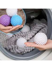 6pcs Reusable Laundry Ball, Laundry Washing Ball For WashingMachine, Laundry Dryer Ball, Fabric Softener Ball, Laundry Drying Ball,Anti-Rolling Laundry Ball, To Reduce Wrinkles, Cleaning Supplies,Household Gadqets - Multicolor - View 4