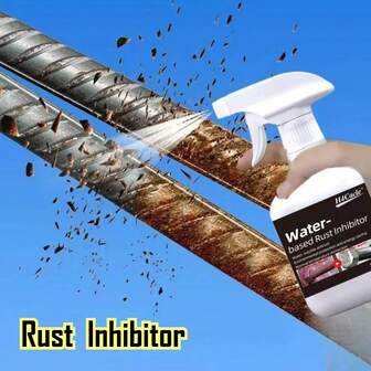 H4Cacle Water-Based Rust Inhibitor Multi-Purpose Car Rust Remover Derusting Spray Auto Home Maintenance Cleaning Metal Paint Clean Lubricant Anti-Rust A Cleaner For Polishing And Removing Rust And Dirt ﻿