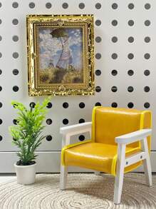 Juego de 1/2/3/5 piezas de accesorios en miniatura para casa de muñecas: muebles realistas, alfombra, gato decorativo, pintura clásica y decoración del hogar para crear una cómoda y elegante morada en miniatura. (Los productos en miniatura pueden tener pequeños defectos dentro de lo normal que no afectan el efecto general. Los compradores preocupados deben comprar con precaución.)