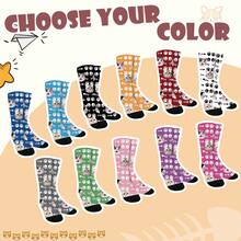 Personalized Gifts, Customized Photo Socks, Fish Bone Element Pet Socks Gifts