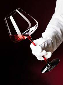 6/4 piezas Copas de vino de tallo largo color borgoña, 710ml Copas de champán de cristal transparente, Cristalería elegante para boda, bar, Día de San Valentín, fiesta de cumpleaños