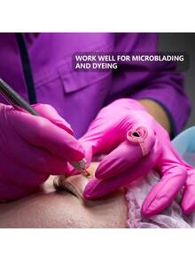 100/200 支可调节睫毛卷翘棒，V 型碎心设计睫毛卷翘棒，适用于浓密睫毛、美甲、纹身（粉色）