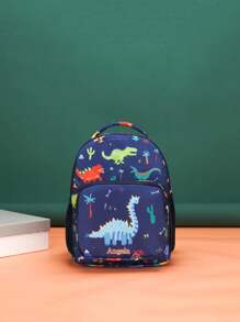 Personalizează-ți rucsacul cu numele tău personalizat sau cu urări de sărbători. Personalizează-ți propriul rucsac. Rucsac multifuncțional la modă și casual, ghiozdan școlar drăguț și interesant cu imprimeu de dinozauri. Ușor și ușor de transportat, foarte potrivit pentru adolescenți pentru a fi utilizat în viața de zi cu zi, în aer liber.