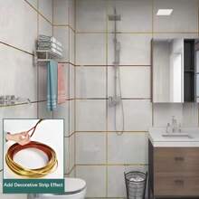 10m Strisce adesive in PVC per fissaggio bordi, bordatura per mobili, armadi, porte e decorazione finestre