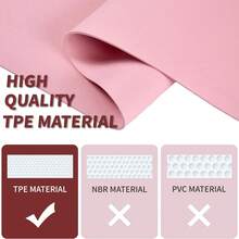 1pc Folding Yoga Mat Thick Yoga Mat TPE Yoga Mat Comfortable No-Slip Yoga Mat Soft Cushion Fitness Mat Double-Sided Anti-Slip Yoga Mat Squat Pad Exercise Mat For Suitable For Hot Yoga Sports Fitness, Fitness Floor Mat , Gym Set ,Suitable For Gift Giving,Mother's Day Gift, Birthday Gift, Christmas Gift,Gymnastics, Exercise, Pilates, Workout At Home