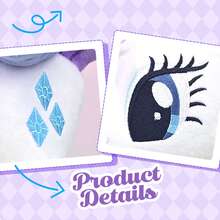 Hasbro 官方正品我的小马驹毛绒动物玩偶 30 厘米动漫卡通软玩具可爱儿童玩具创意礼物送给女孩（稀有） - 稀有度 - 查看 3