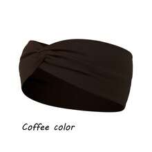 1pc Personalized Embroidered Name/Letter/Pinyin Sports Sweat-Wicking Headband, Women Fitness/Yoga Embroidery Headwrap, Anti-Sweat Hairband For Workout, Outdoor, Home, Simple Design & Elastic - Multicolor - View 10