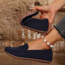 2025 New Women's Soft Bottom Loafers, Comfortable & Elegant Slip-On PU Leather Shoes, Suitable For Summer & Autumn