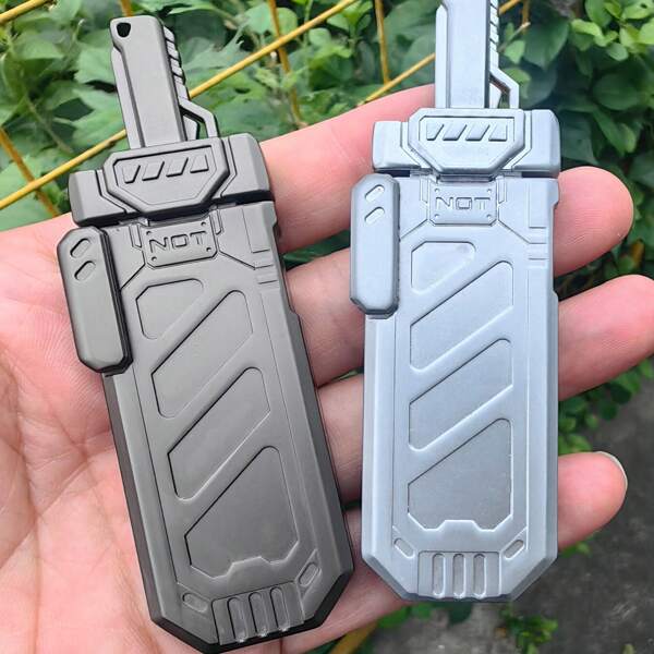 T-CONCEAL Juguete de estrés de accionamiento mecánico EDC, juguete fidget con forma de espada para adultos, juguete de dedo portátil y coleccionable para uso diario