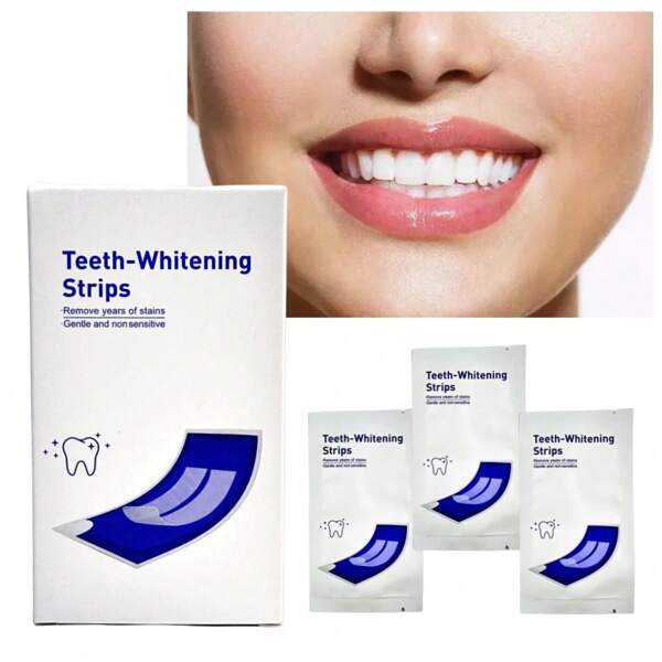 14pcs Teeth Whitening Strips With 6% HP, Custom Dental Veneers Teeth Whitening Strips