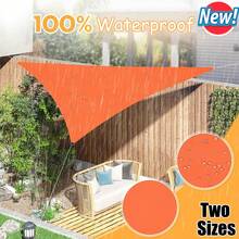 1/3 piezas,Toldo de vela triangular, impermeable y plegable, apto para terrazas, tela toldo de Oxford, utilizada para patios, jardines, actividades al aire libre, sombrillas de patio trasero, carpas de camping, telas de sombrilla, velas de sombrilla, toldos de patio, velas de sombrilla al aire libre, sombrillas, bloqueo UV, proporcionando efecto de sombra - Multicolor - Ver 2