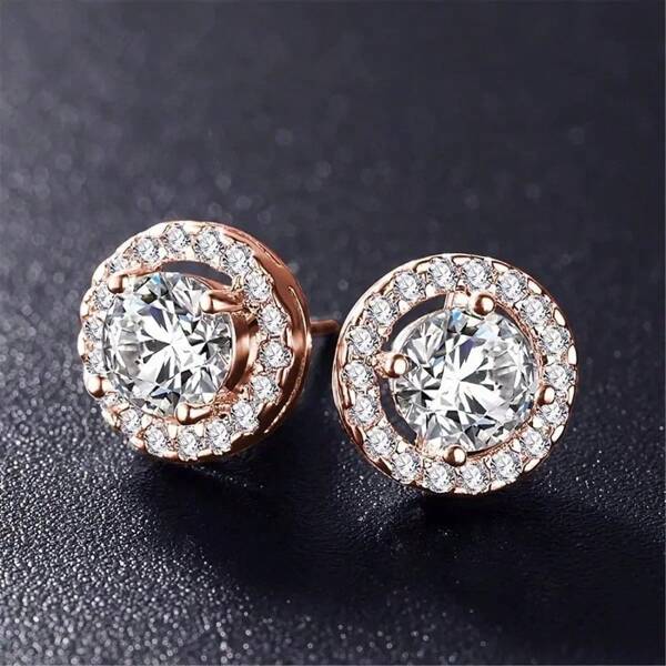 Ladies' Stainless Steel Earrings With Earrings - Anti Allergic And Durable, Party Accessories, Daily Wear And Holiday Gifts (St. Patrick's Day, Valentine's Day, Carnival) - Novel Earrings, Elegant Accessories, High-Quality Earrings