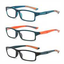 超轻运动老花镜男女款老花镜男女款方框阅读老花镜+1.0至+4.0 - 白色 - 查看 2