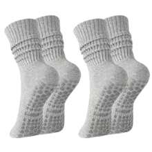 3 Pairs Of Very Suitable Sports Stacked Socks Yoga Socks For Women, Soft And Comfortable, Non-Slip And Shock-Absorbing, Suitable For Daily Pilates, Running, Fitness, Cycling,