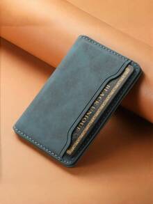 1个兼容Apple MagSafe磁吸卡座，可吸附裸机或磁吸手机壳，容量大，轻巧，黑色、蓝色、咖啡色，提供更多选择，小巧轻便无负担，适合旅行、大学、办公室、办公桌，旅行必备 - 彩色 - 查看 6