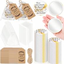 10 set di regali di apprezzamento ispiratori, set di specchi compatti da regalo, inclusi 10 pezzi specchi da trucco tascabili, 10 pezzi borse in organza, 10 pezzi cartellini di ringraziamento e 1 pezzo corda. Specchi tascabili da regalo, adatti per Natale, Capodanno, Pasqua, San Valentino, compleanni o lauree e matrimoni