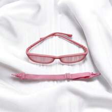 S313P Infantil Armação Criança Acetato Silicone Óculos Lente  sem grau com estojo
