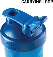 BlenderBottle Classic Shaker Bottle Protein Shakes And Pre Workout, 28-Ounce, Black - màu đen - Xem 6