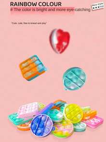 12/30/48/60个装泡泡球玩具套装，情人节礼物，派对小礼物，迷你泡泡球感官玩具，生日礼物，课堂奖励，礼品袋填充物，斋月礼物，复活节礼物，返校礼物，冬季礼物，春季礼物，愚人节礼物（颜色和款式随机）