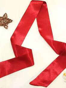 2-Meter Solid-Color Silk Scarf, French Elegant Scarf Dress, Bow Accessory Thin Hair Band Tie Bag Ribbon Fall Winter Headbands For Women Hair Accessories For Women For Vacation Outfits Woman Women Bandanas Soft Headwrap - Multicolor - View 6