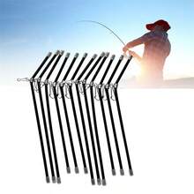 4/8pcs Swivel Snaps Set, Universal Fishing Line Connector, Durable ABS, Black, With Glow-In-The-Dark, For All Anglers - Essential Fishing Tackle Accessories - Black - View 4