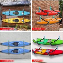 Kayak Storage Rack Kayak Wall Mount For Garage Kayak Storage Rack Wall Mount For Hanging Canoe Surfboard Snowboard Paddle Board Ladders Bikes For Garage Or Shed Outdoor Storage 4 Pack 6 Color - Blue - View 4