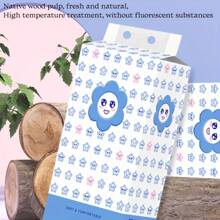 Little Star Tissue Paper, Wood Pulp Hanging Tissue Paper, 4 Layers Of 1000 Sheets Of Tissue Paper, Household Paper Towels, Thickened Toilet Paper, Large Bag Bottom Tissue Paper - Multicolor - View 6