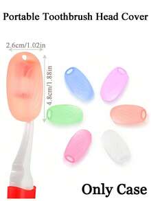 旅行电动牙刷收纳盒便携式旅行容器简易牙膏收纳盒便携式牙膏容器盒安全存放牙刷头适合日常和旅行露营居家商务返校使用旅行必需品