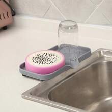 1pc Silicone Drain Pad For Kitchen Sink, Ideal For Wiping Sponge Dishwashing Towels To Keep Your Kitchen Dry, A Must-Have Household Item.