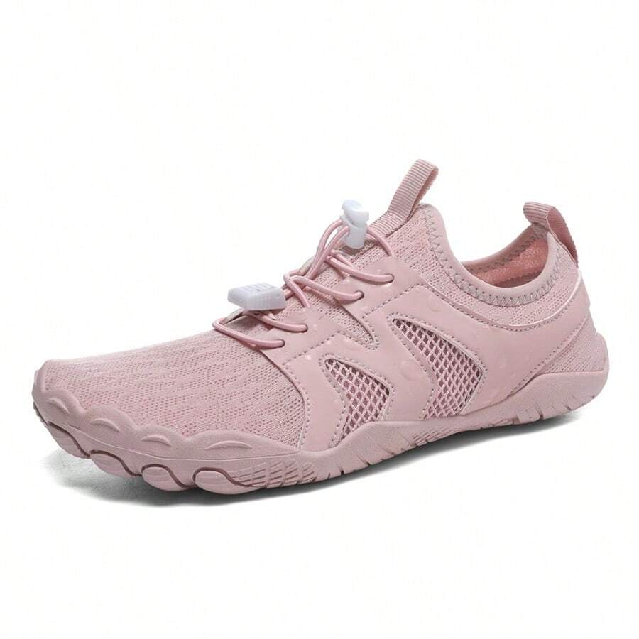Women Barefoot Shoes Quick Dry Non-Slip Five Finger Shoes Outdoor Lightweight Sneakers Wading Swimming Barefoot Aqua Shoes - Bụi hồng - Xem 1