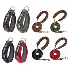 Vòng cổ bản rộng có thể điều chỉnh mới cho chó cưng, phù hợp với mọi kích cỡ chó, rộng 1-1,5 inch, chu vi cổ tối thiểu 11 inch và chu vi cổ tối đa 26 inch. Được làm bằng vải Oxford bền và dây đai nylon mật độ cao. - Nhiều màu - Xem 7