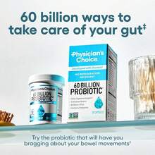Abronikey Physician's CHOICE Gut Health Bundle – 60 Billion CFU Probiotics + Digestive Enzymes – Supports Bloating Relief, Nutrient Absorption & Immune Health – 150 Vegan Capsules - Gói 2 - Xem 5