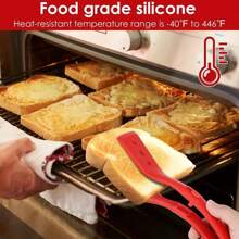Versatile 2-In-1 Stainless Steel & Silicone Cooking Tongs - Heat Resistant, Adjustable Design For BBQ, Bread, Fish, Eggs, Steak, Pancakes & Salads - Non-Stick Kitchen Tool