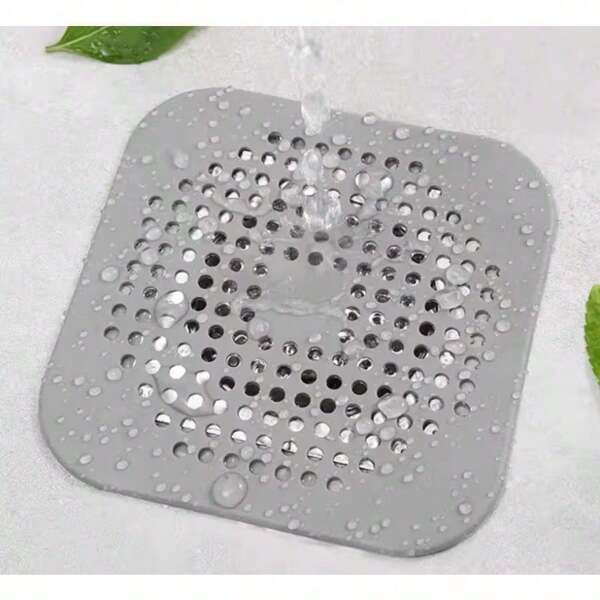 Silicone Floor Drain Sticker Sewer Hair Filter Anti-Blocking Artifact Bathroom With Suction Cup Floor Drain Pad Filter Factory Wholesale