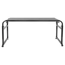 Overbed Table On Castors, Height-Adjustable/Width-Adjustable Overbed Table, Mobile Desk With Wheels Nursing Table, Laptop Table Bedside Table Bedside Desk