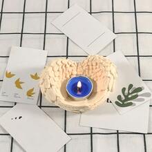DIY Wing Candle Holder Mold, 3D Stereoscopic Heart Wing Silicone Mold - Silicone Mold - View 5