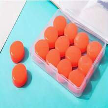 12 protetores auriculares de silicone reutilizáveis para natação e sono - à prova d'água, ajuste macio, coloridos - design confortável para esportes aquáticos, festivais e muito mais, equipamentos de natação