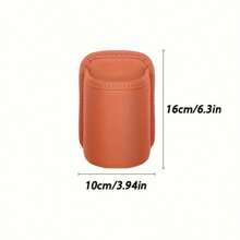 Easypie Selection Car Multifunctional Storage Box, Car Cup Holder, Imitation Leather Water Cup Clip, Interior Accessories Storage Box, Car Built-In Storage Box Keeps Clean