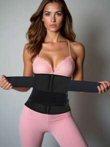 1 pieza Entrenador de cintura unisex, que induce la transpiración, corsé ajustador de cintura con cremallera de neopreno para moldear el núcleo y el abdomen, acelera la quema de grasa, mejor conformación corporal, cinturón de ejercicios adecuado para ejercicio, deporte en casa y caminar