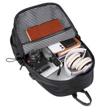 CHEPAINTS DAIK Minimalist & Fashionable Casual Backpack, Black Color Male Backpack, Business Laptop Bag, Large Capacity Travel Backpack, Gym Bag, Student Backpack, Affordable Backpack For Men Back To School Supplies
