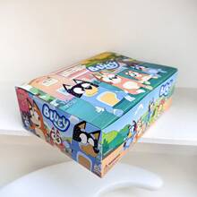 Bluey 1 pieza Caja ciega de huevo dorado de perro azul de la suerte que se rompe, caja ciega de sorpresa de huevo dorado, ornamento pequeño de juego (estilo aleatorio), regalo para niños
