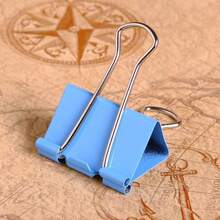 48 Coated Paint Metal Binding Clip | Corrosion Resistant And Tough Material | One Click Clamping For Exam Papers, Documents, Snacks | Essential For Simple Office Use - 彩色 - 查看 8
