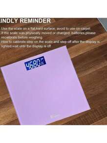 1 pezzo / 3 pezzi di bilancia digitale per il bagno, multi-colore e multi-size (26*26CM/28*28CM) quadrata e rotonda, ad alta precisione, accurata fino a 180kg, con display della temperatura, design decorativo, adatta per la perdita di peso e il monitoraggio della salute, display LCD, accessorio essenziale per il bagno e la palestra