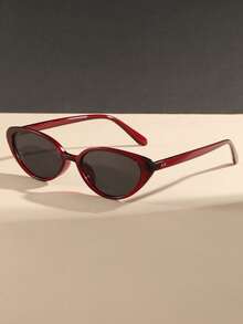 1 Pc Women's Vintage Cat Eye Style Fashion Glasses , Versatile For Street Photography, Party, Daily Wear Preppy Style For Back To School Square Shape - 彩色 - 查看 12