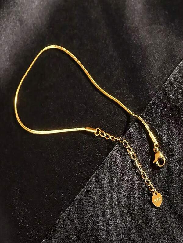 Titanium Steel Snake Pendant Necklace - Luxurious & Versatile, Suitable For Casual Wear Or Party Outfit, Snakeskin Jewelry