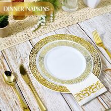 600 Pack Paper Napkins Guest Towels Disposable Premium Quality 3-Ply Dinner N... - 1 - View 3